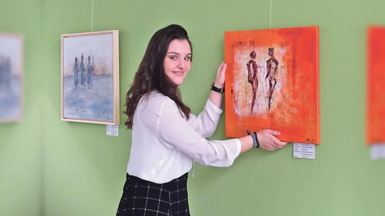 Die aktuelle FSJlerin Cara Steickart sagt: »Besonders gut gefällt mir, dass ich meine kreative Seite ausleben kann, zum Beispiel Ausstellungen betreuen oder eigene Projekte ins Leben rufen.«	 (Foto: privat)