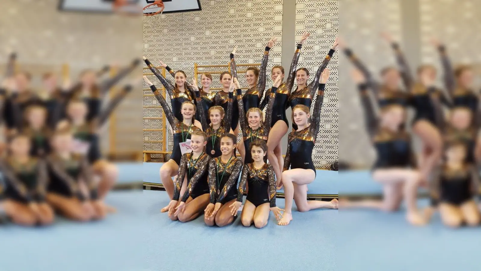 Die TSV-Turnerinnen mit der C-Jugend. (Foto: TSV Starnberg)