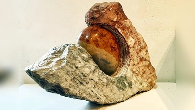 Peter Heesch präsentiert am Wochenende vom 3. und 4. Oktober Holz- und Steinskulpturen. (Foto: Heesch)