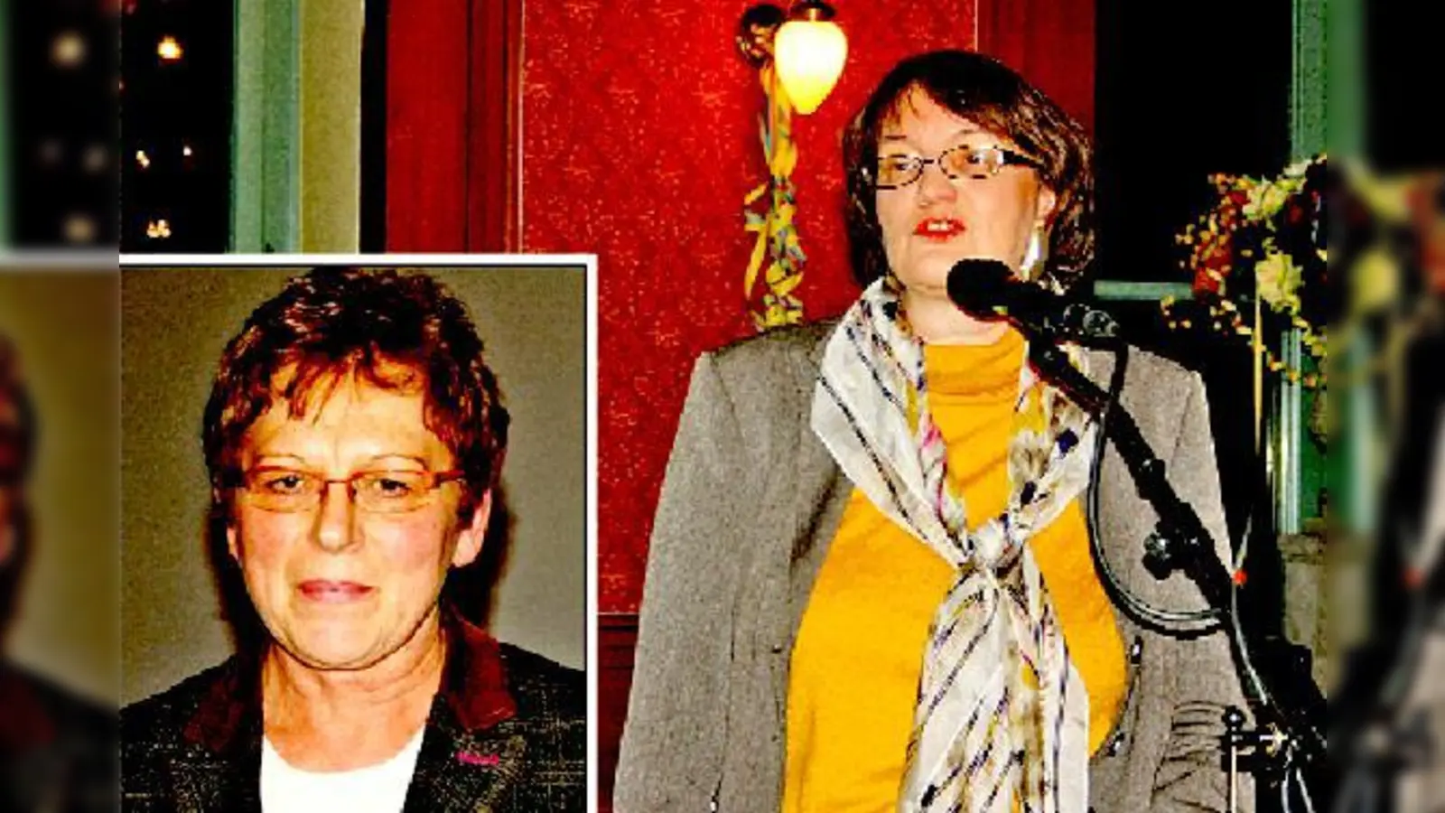 Moderiert wurde die Versammlung von Christine Strobl (r.). Angelika Simeth vom Sozialreferat brachte gute Nachrichten für die Senioren mit.	 (Fotos: js)