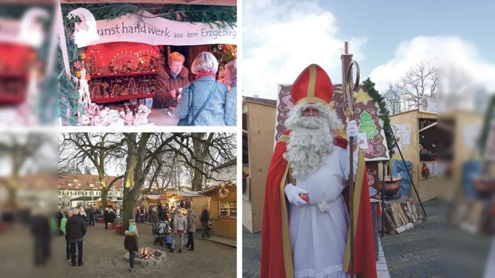 Überall im südöstlichen Landkreis finden ab dem 1. Advent stimmungsvolle Christkindlmärkte statt. Wir haben eine Auswahl für Sie zusammengestellt. 	 (Foto: VA und hw)