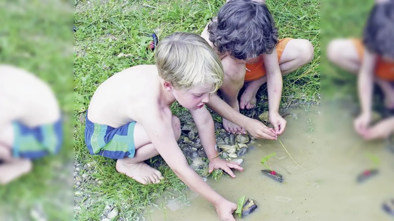 Rund um Wasser geht es im Ferienprogramm des Ökologischen Bildungszentrum (ÖBZ).	 (Foto: ÖBZ)