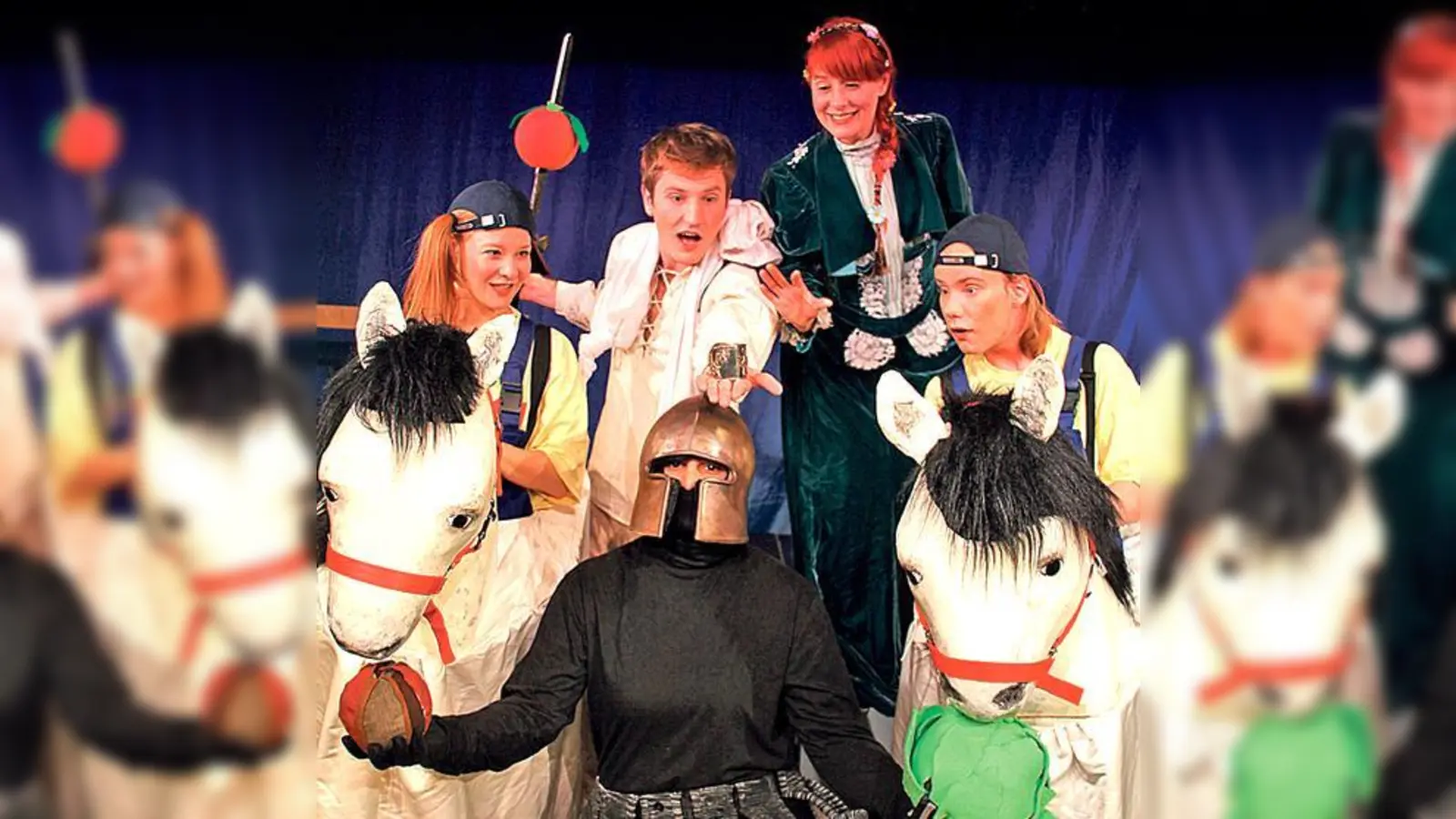 Im April und Mai wird das Theaterstück »Ritter Donschi baut eine Burg« aufgeführt.	 (Foto: FestSpielHaus)