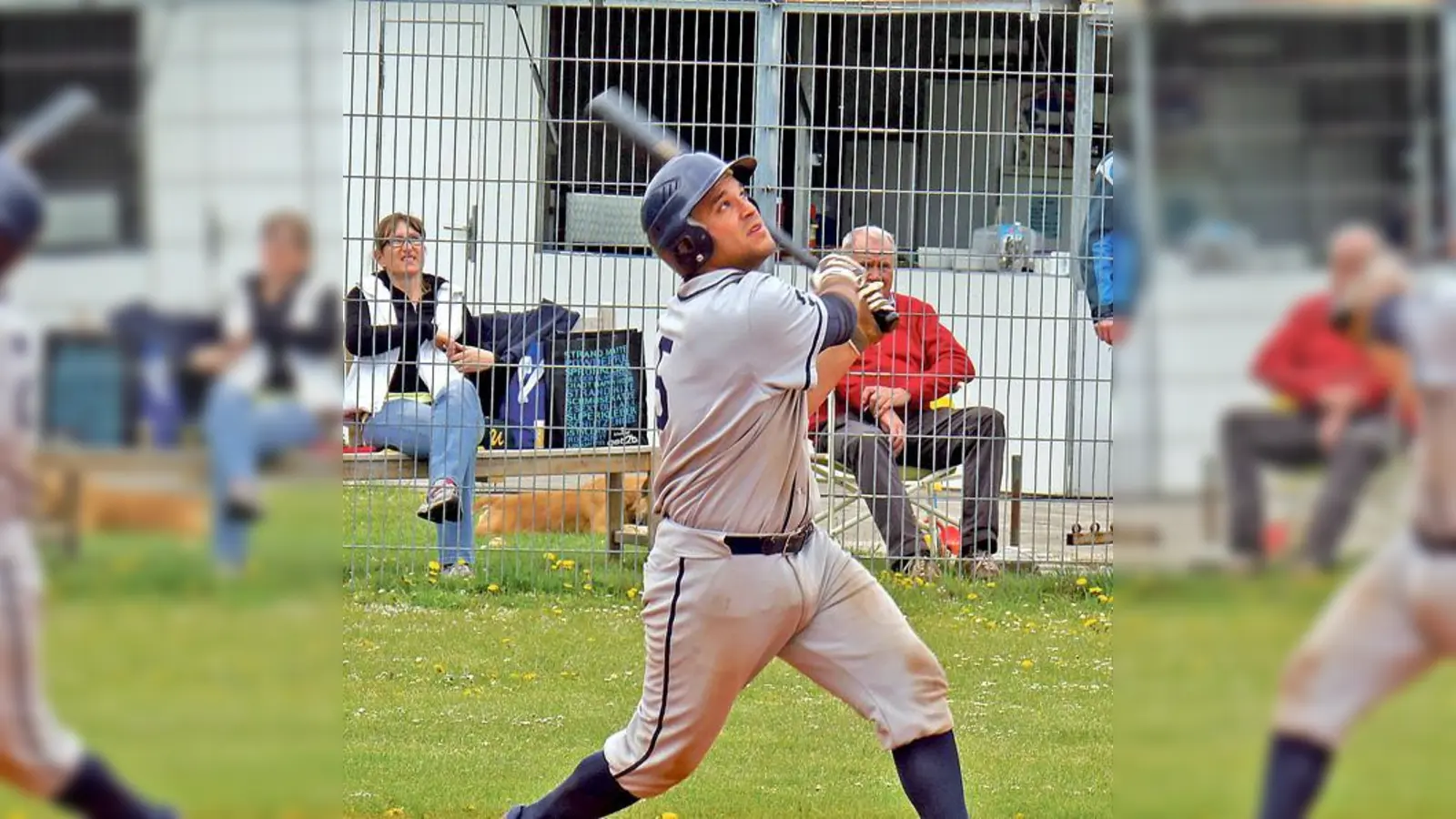 Mateo Gatica schlug einen Home Run, der gleich drei Punkte im 7-0 Sieg im ersten Spiel gegen Ingolstadt produzierte.	 (Foto: Verein)