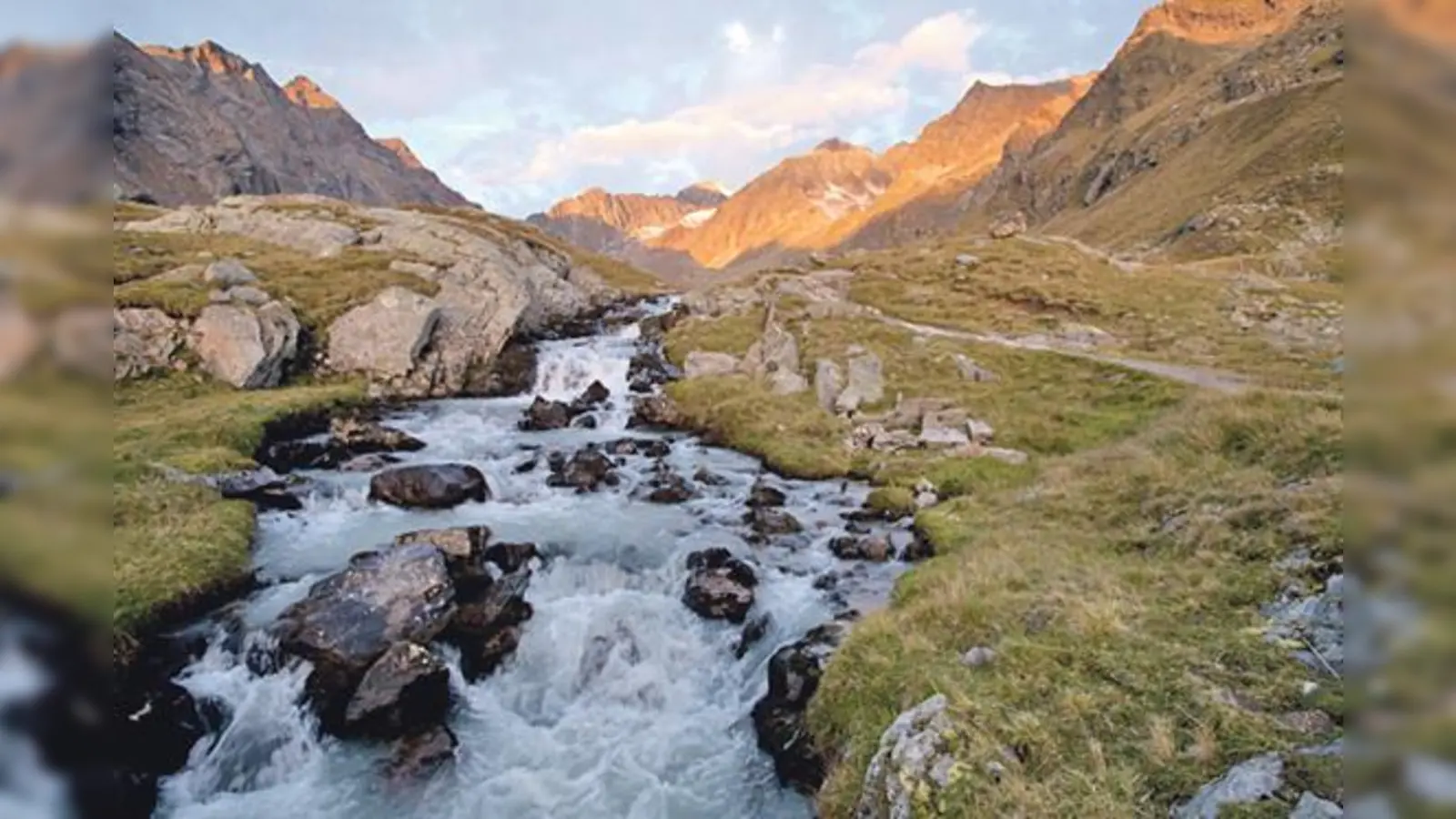 Bettina Haas präsentiert den »Wilde-Wasser-Weg« in den Stubaier Alpen.	 (Foto: VA)