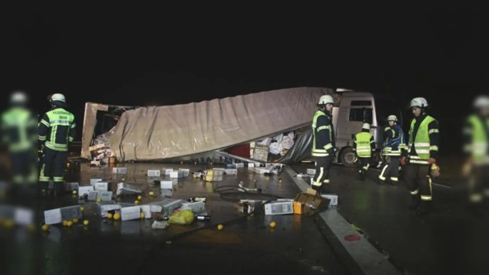 Die Feuerwehr Haar stellte den Brandschutz sicher und  leuchtete die Einsatzstelle aus.	 (Foto: Feuerwehr Haar)