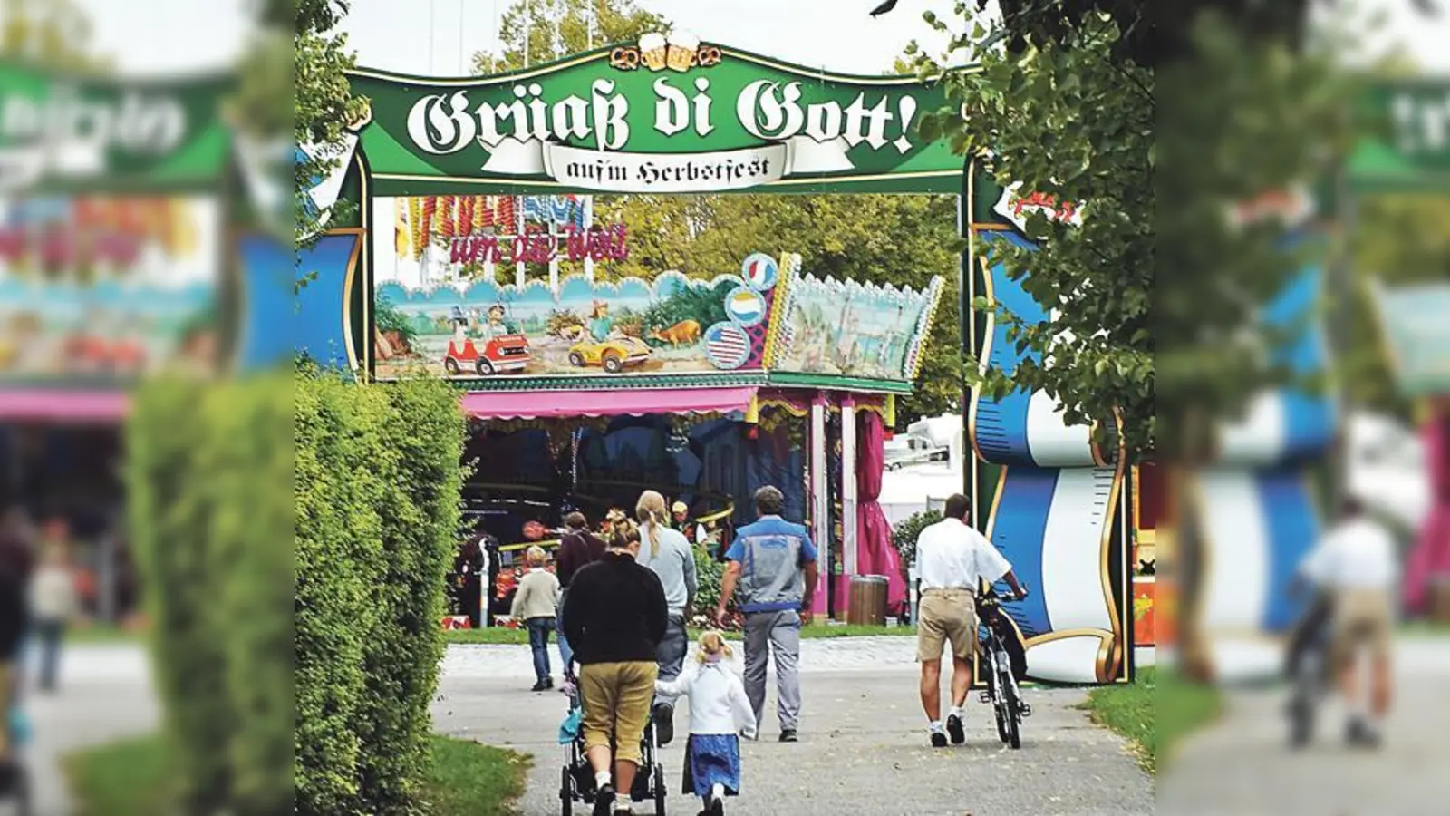 Viele Besucher: Das Herbstfest in Erding gehört zu den größten Volksfesten Bayerns. 	 (Foto: kw)