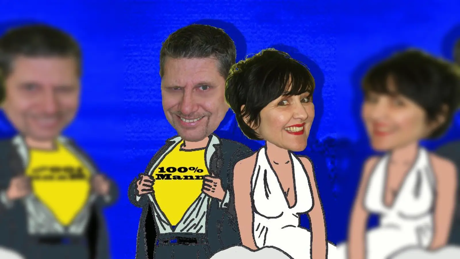 Karli &amp; Anneliese sind mit Die Schöne und das Alphamännchen am 29. April in Kirchseeon zu Gast.	 (Foto: VA)