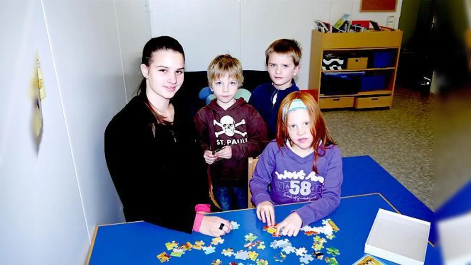 Schülerin Antonia vom Unterhachinger Lise-Meitner-Gymnasium absolvierte ein Sozialpraktikum im Integrativem Familienzentrum Taufkirchen.	 (Foto: Privat)