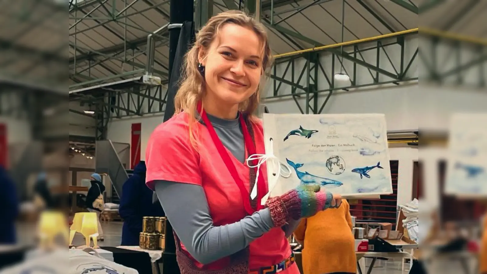 Tiia Talvisara hat das Malbuch gestaltet. (Foto: Long Yang e.V.)