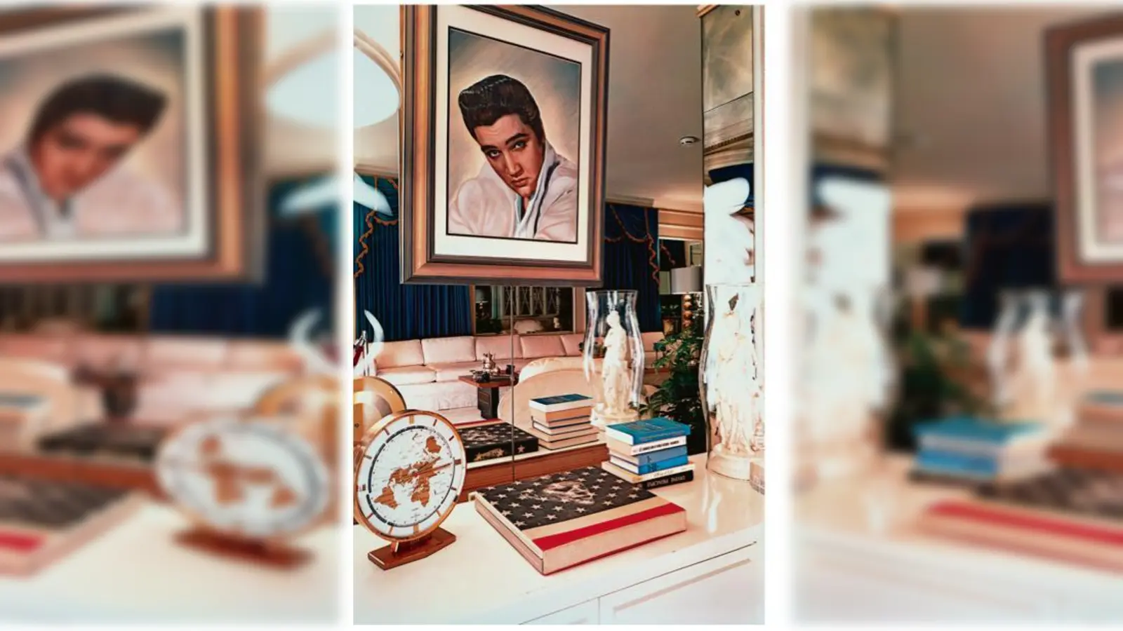 Momentaufnahme von William Eggleston bei seinem Besuch in der Elvis-Villa Graceland 1984.  (Foto: Eggleston Artistics Trust. Courtesy Cheim & Read, NY)
