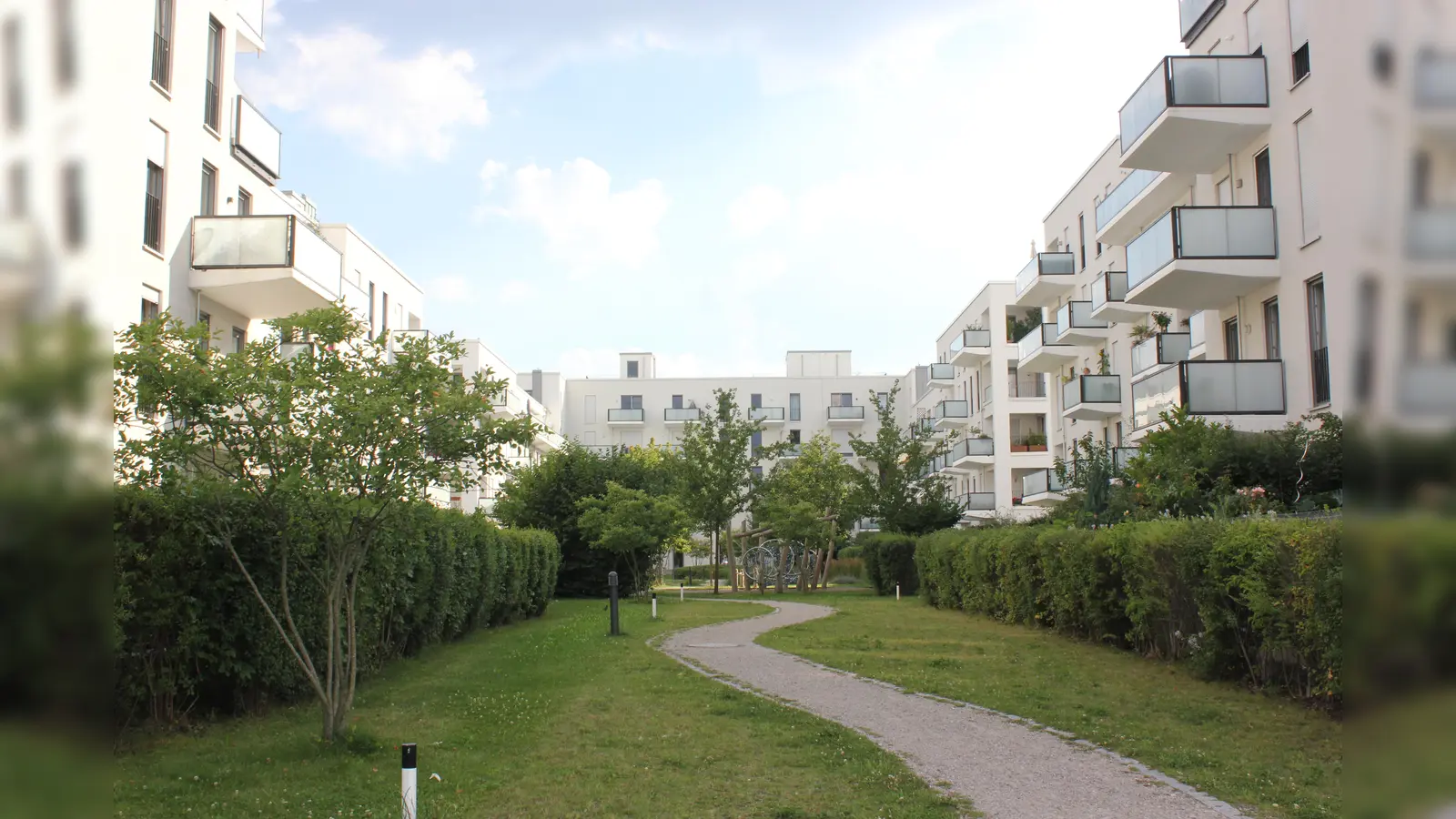 Neue Stadtteile entstehen, Bestandsquartiere verändern sich: Unser Bild zeigt den Agfa-Park in Obergiesing. (Foto: bs)