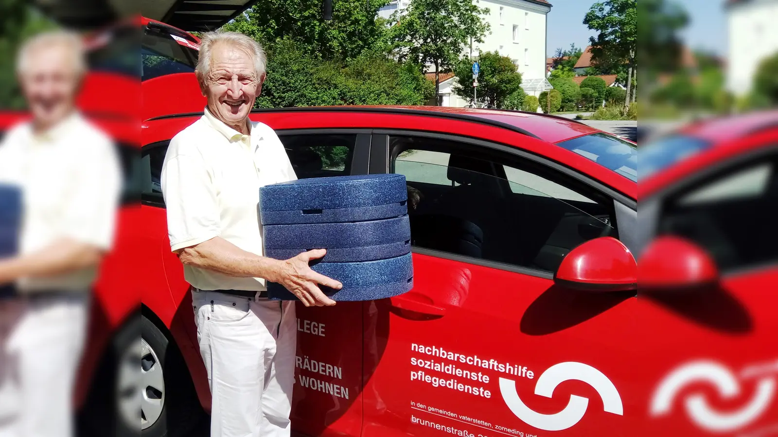 Josef Aigner ist seit 19 Jahren mit dem Mobilen Mittagstisch für die NBH auf Tour. (Foto: NBH)