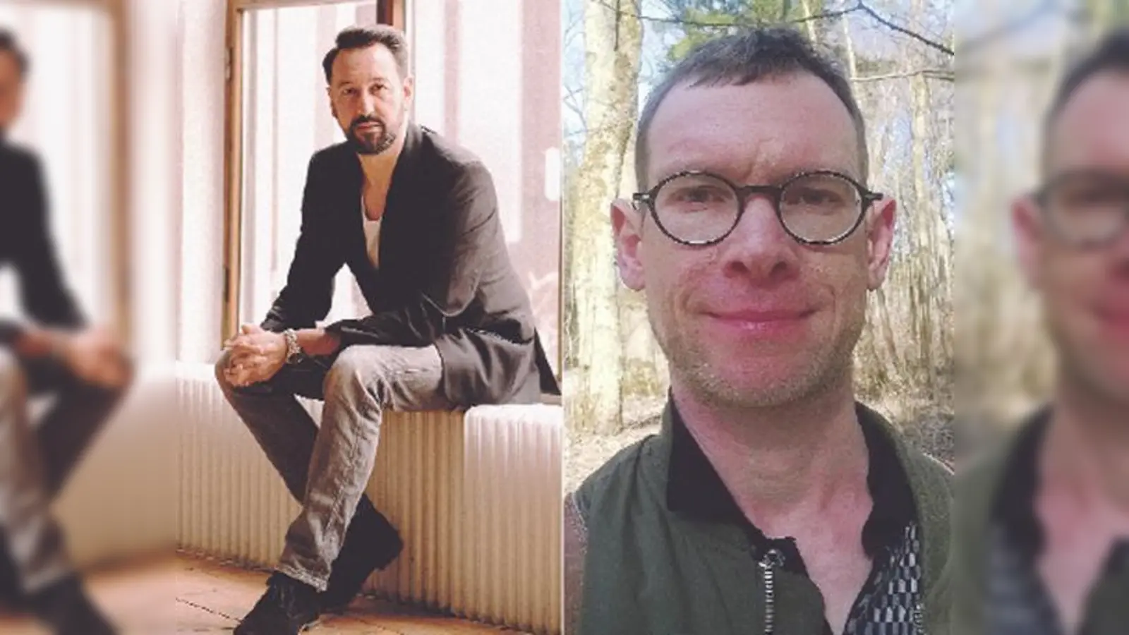 Rainer Vollath (links) und Johannes Lotz lesen in der Haidhauser Literaturbox1.	 (Foto: Cembazer Photography, privat)