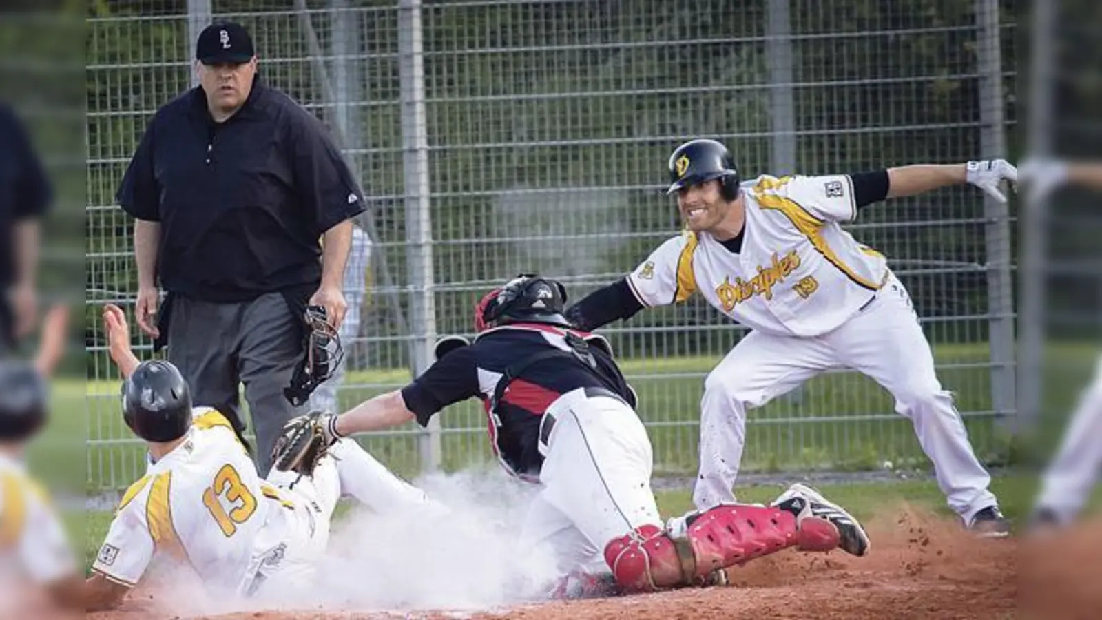 In Bad Homburg bei den Hornets, zeigten die Haarer Disciples vollen Spieleinsatz für die beiden Siege.  (Foto: Janina Kufner)