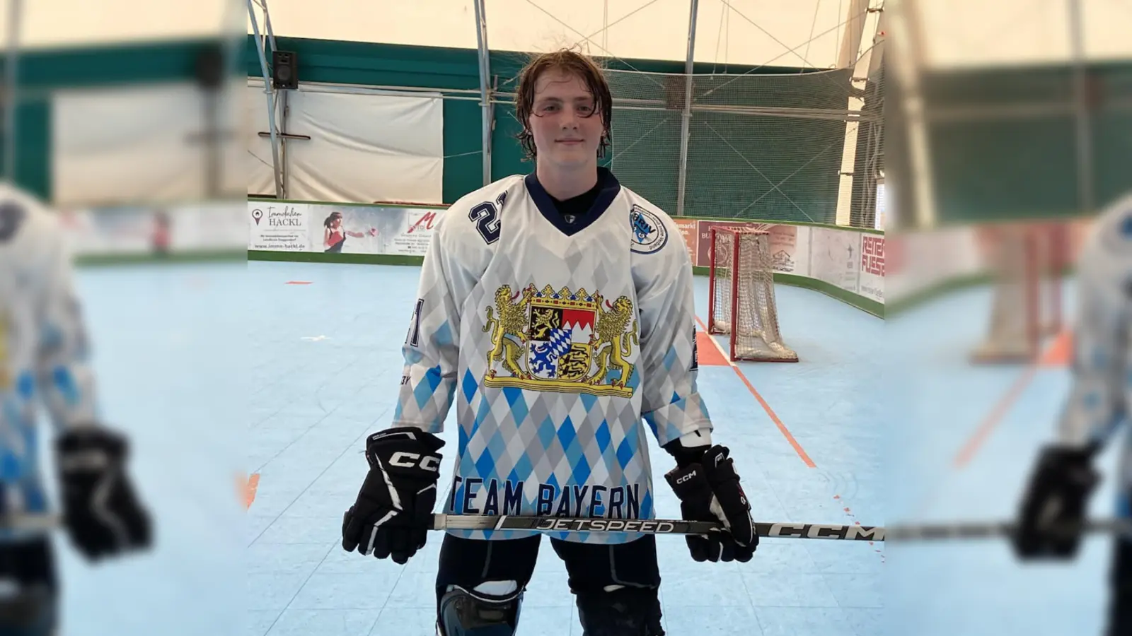 Der Lohhofer Nachwuchsspieler Dylan Bairstow vertritt den Freistaat beim DRIV Länderpokal U19. (Foto: Hockey Nerds)