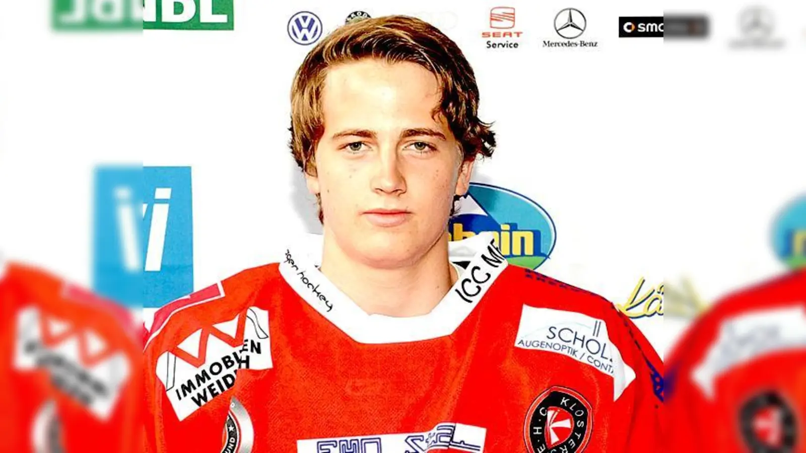 EHC-Stürmer Gennaro Hördt musste in der Ebersberger Kreisklinik an der Zunge und im Gesicht genäht werden.	 (Foto: smg/R. Lauer)