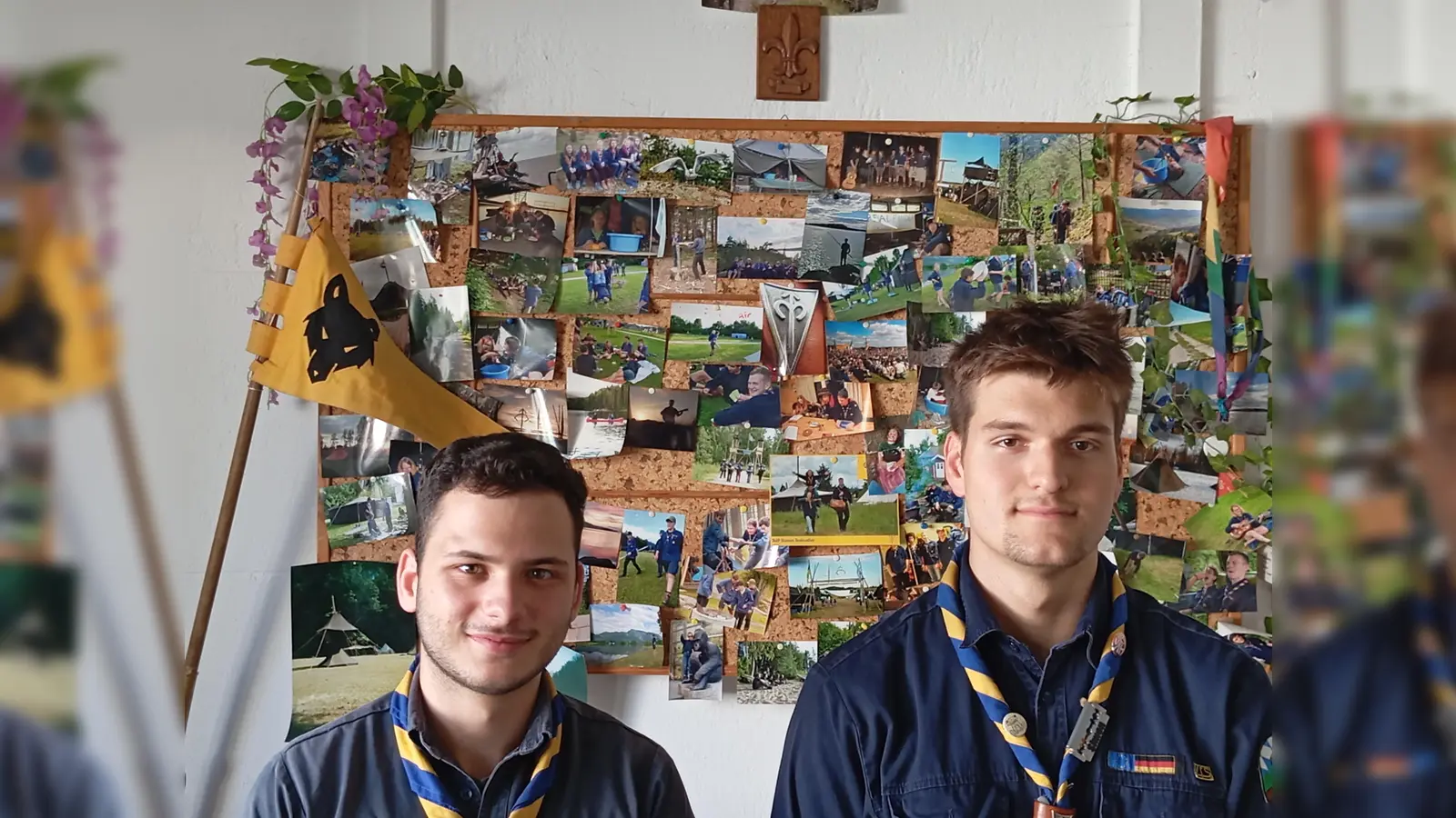 Simon Knobel und Navid Zohori sind Stammesführer beim Stamm Steinadler. (Foto: tje)