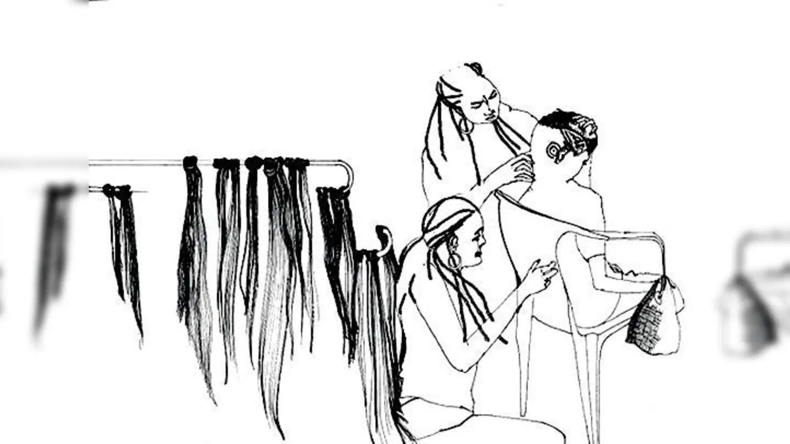 Nina Märkls Tuschezeichnungen wie »Circen« sind in der Galerie Gedok im Oktober zu sehen.  	 (F.: VA)