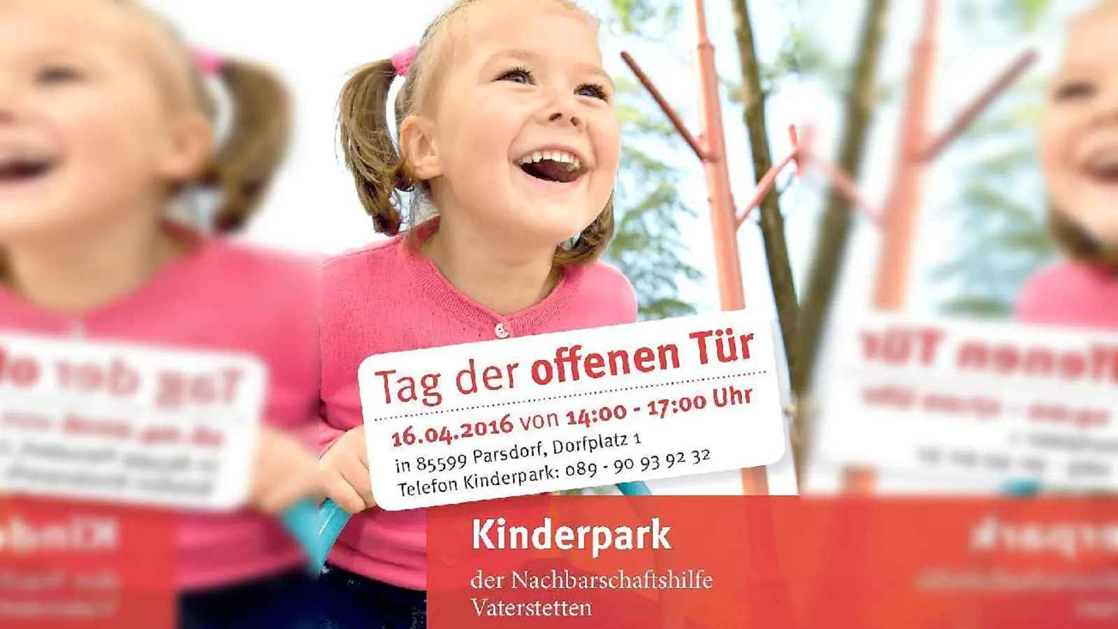 Von 14 bis 17 Uhr stellt sich das NBH- Team im  Kinderpark in Parsdorf vor.	 (Foto: NBH)