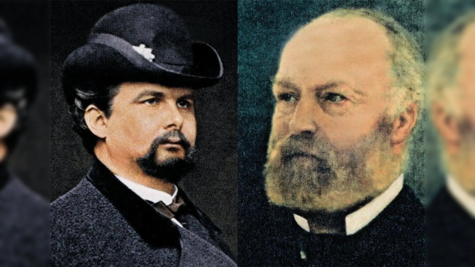 Starben zusammen: König Ludwig II. und Dr. Bernhard von Gudden (rechts). (Foto: pi)