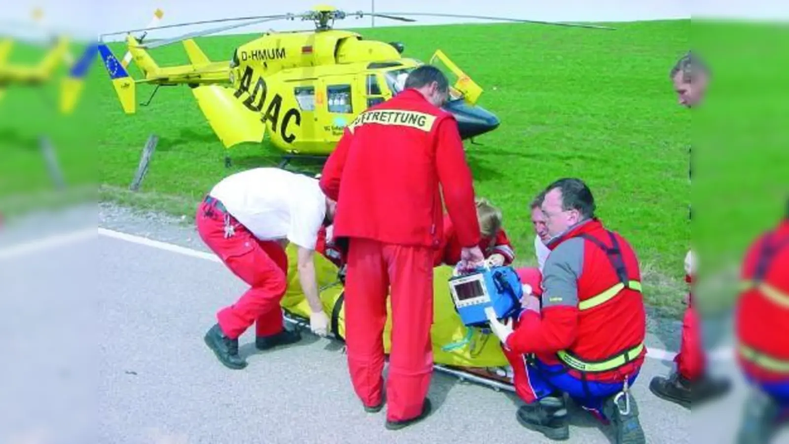 22 Mal wurden die Helfer seit Anfang März zu Verkehrsunfällen alarmiert, acht Mal davon erlitten Motorrad­fahrer zum Teil lebensbedrohliche Verletzungen. (Foto: ADAC)