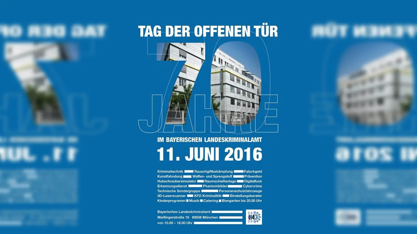 Tag der offenen Tür im Bayerischen Landeskriminalamt. (Foto: LKA)