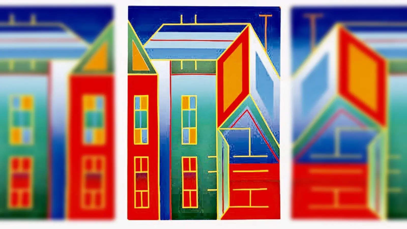 Kraftvoll strahlende Farben zeichnen die Werke von Ludwig Gebhard aus.	 (Foto: ;Privat)