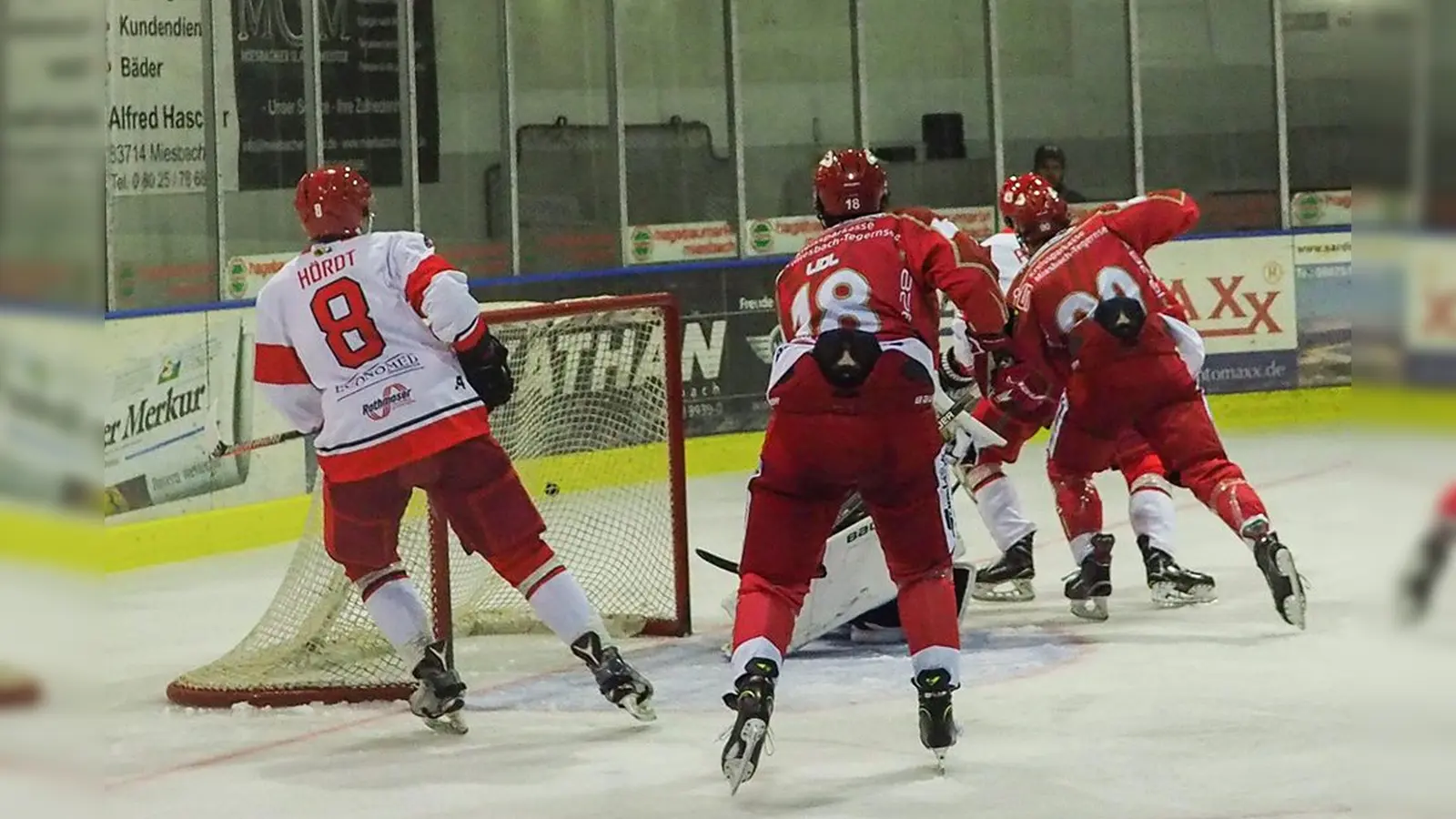 Stürmer Gennaro Hördt ist mit 7 Treffern neben Bob Wren der treffsicherste Angreifer beim EHC Klostersee in der Verzahnungsrunde. (Foto: smg/CU)