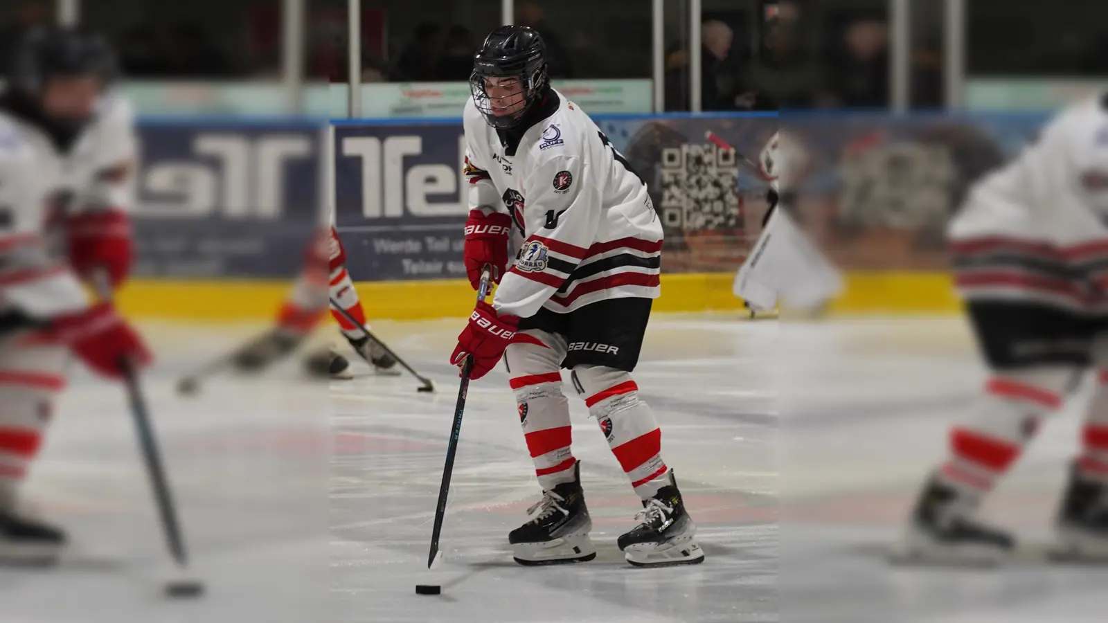 Der Verteidiger Valentin Kroha hat sich in der Vorbereitung einen festen Platz im Kader des EHC Klostersee erkämpft. (F: smg)