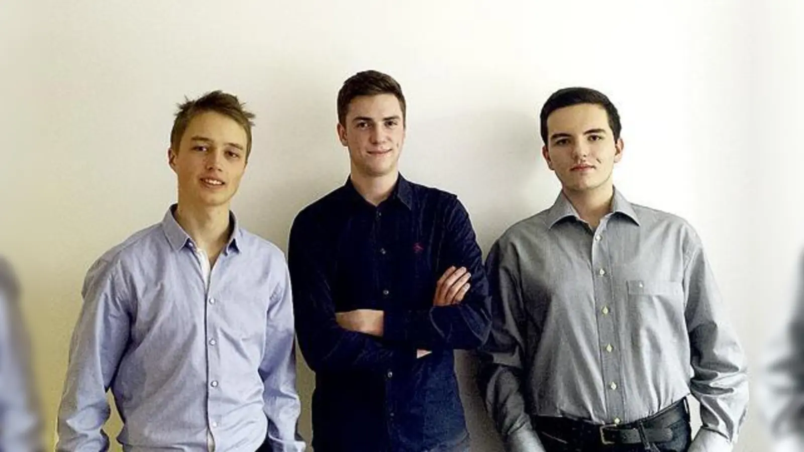 Wollen den virtuellen Markt für Wellness-Getränke aufmischen (von links): Thilo Neumann, Moritz Güttersberger und Sebastian Vasilescu.  (Foto: privat)