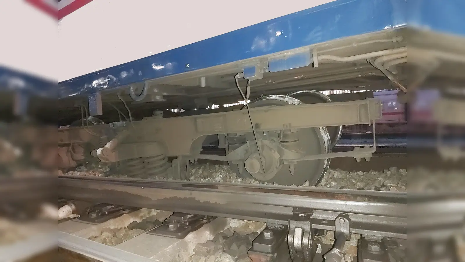 Bei der Entgleisung zweier Wagons am vergangenen Freitag wurde zum Glück niemand ernstlich verletzt.  (Foto: Bundespolizei)