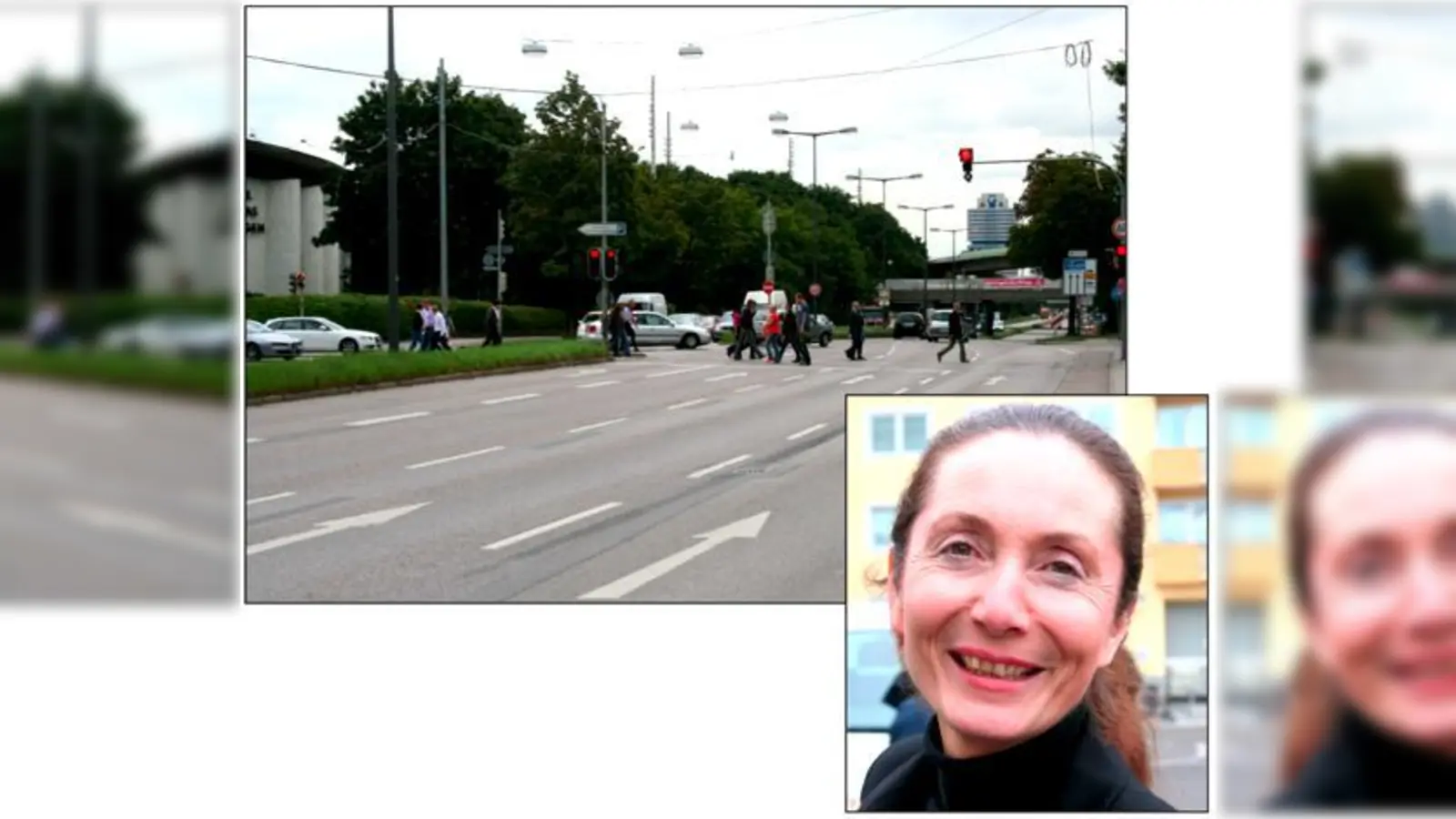 Der Mittelstreifen im Ring soll dauerhaft geöffnet bleiben: So ist das Linksabbiegen vom Ring in die Riesstraße und umgekehrt möglich. Baureferentin Rosemarie Hingerl will die Entscheidung im Juli dem Stadtrat vorschlagen.   (Foto: ws/Archiv)