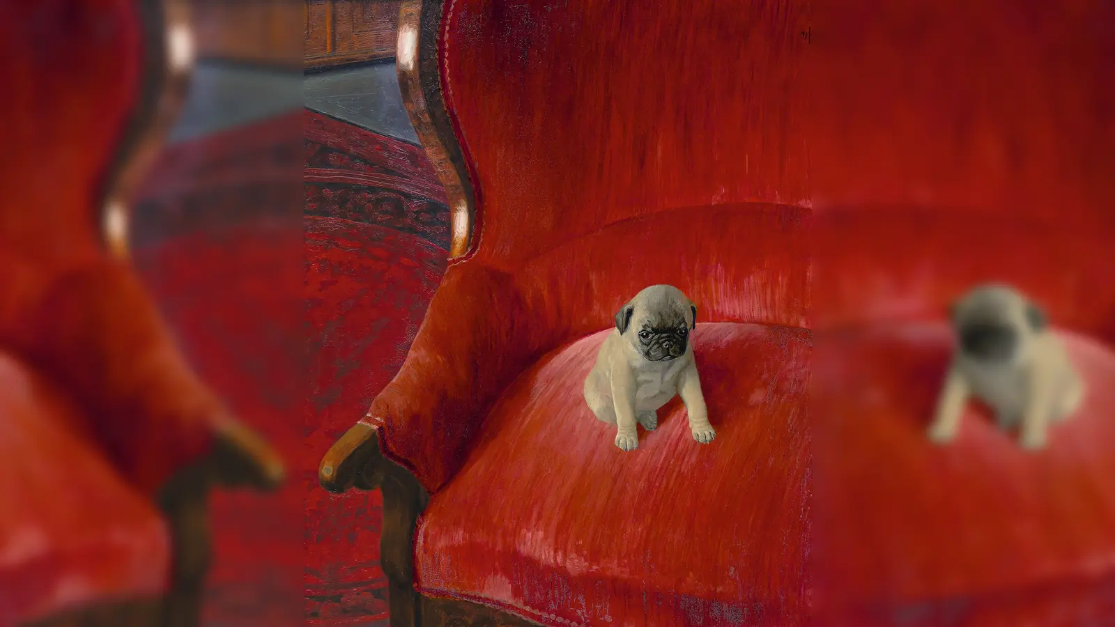 Mopsfidel: "Siegfried" von Thomas Theodor Heine aus dem Jahr 1921. (Foto: ﻿©Print & Coffee)