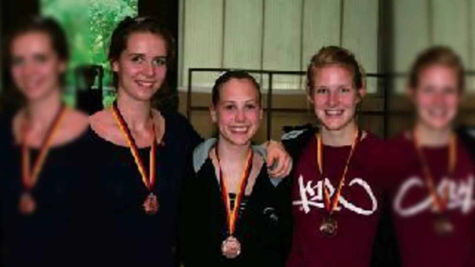 Alle drei sind im Nationalteam: Franzi Steiner, Amrei Bondzio und Carlina Haas.	 (Foto: Verein)