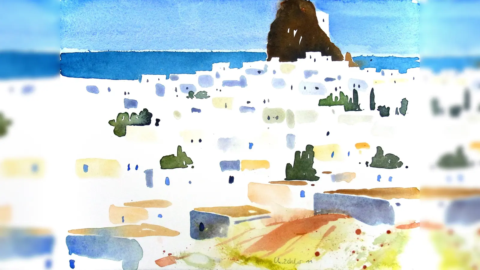 Christian Eckler bietet an der vhs Oberhaching einen Aquarell-Workshop an.  (Foto: Christian Eckler )