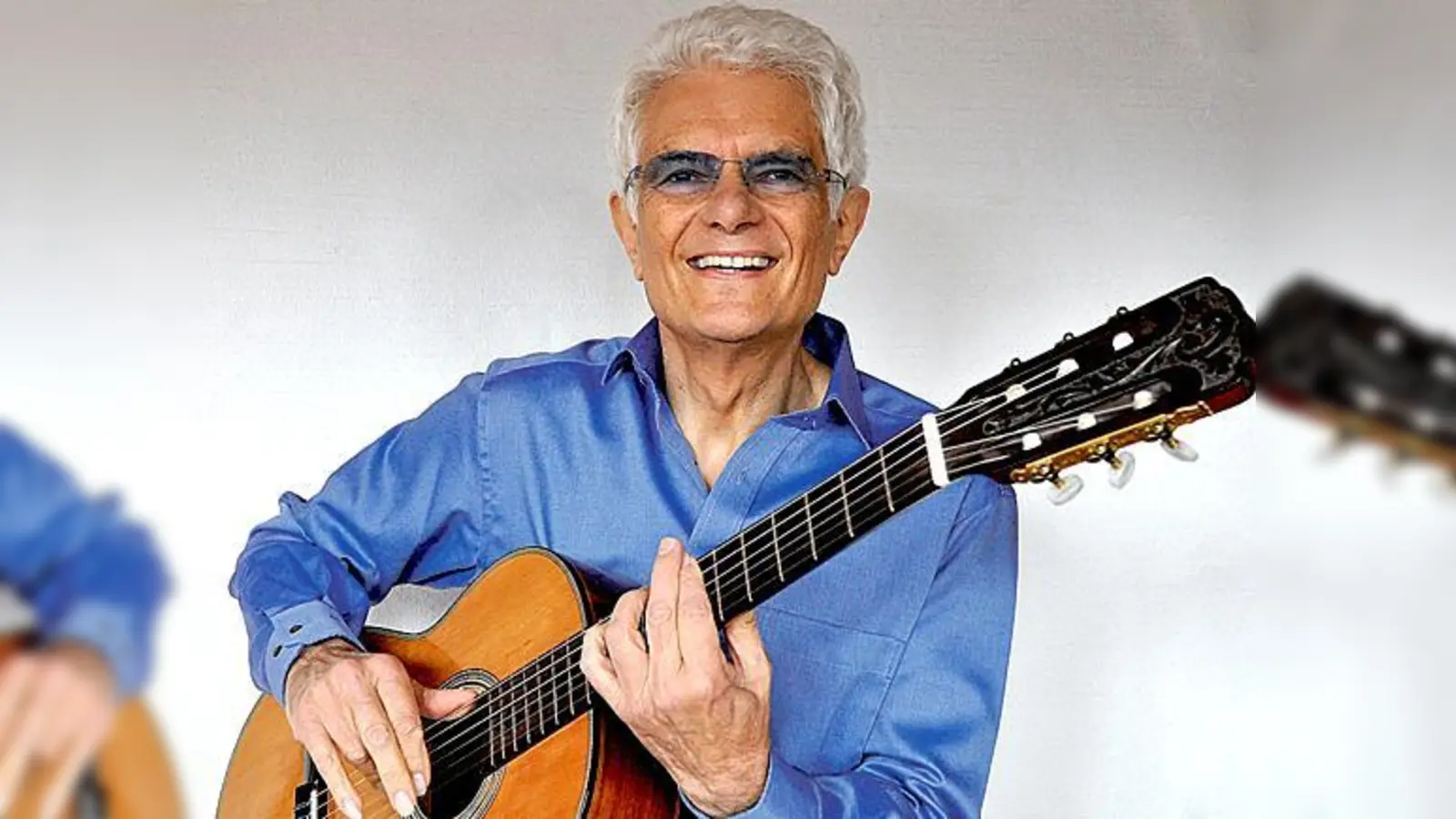 Peter Horton harmoniert mit der Gitarre.	 (Foto: A. Lill)