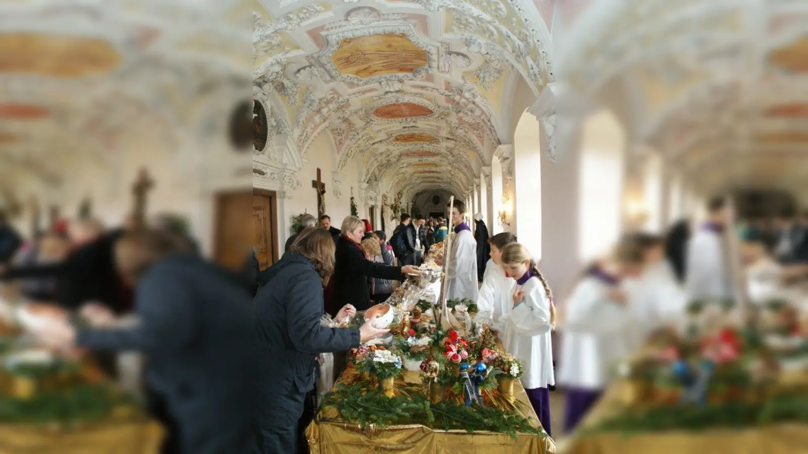 Die Dorfweihnacht in Wessobrunn ist weit über die Ortsgrenzen hinaus bekannt. (Foto: Andreas Tralmer)
