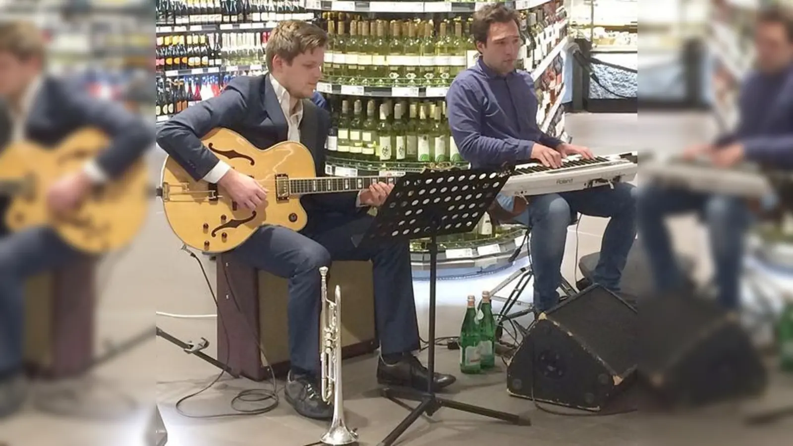 Das Duo Mak und Meisner spielt diesen Freitag um 19 Uhr in der Grafinger kostbar.	 (Foto: VA)