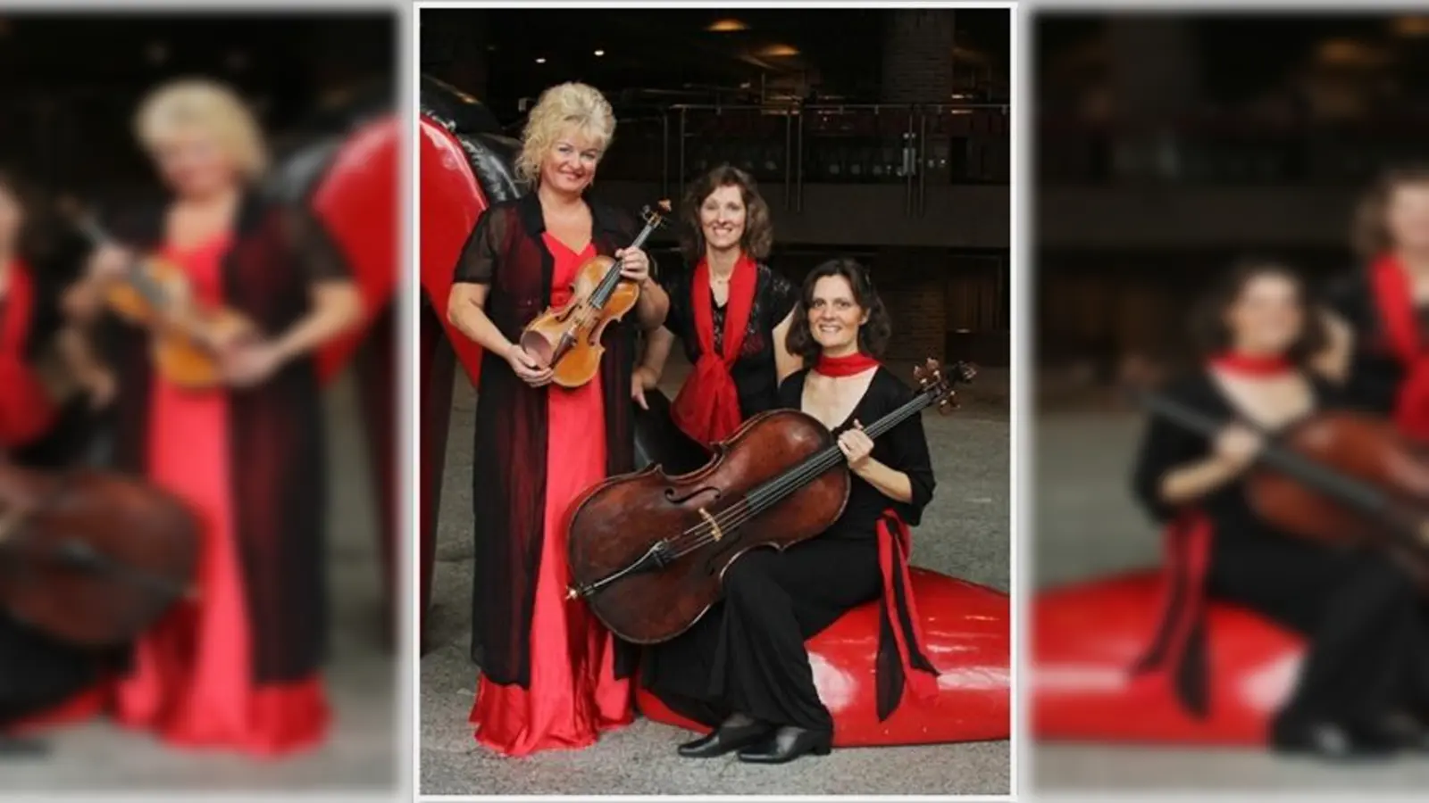 Seit 16 Jahren begeistern Ilona Cudek (Geige), Mirjam von Kirschten (Klavier) und Elke Funk-Hoever (Violoncello) ihr Publikum. Am Freitag, 30. Dezember, spielt das Verdandi-Trio in Laim. (Foto: Wolfgang Roucka)