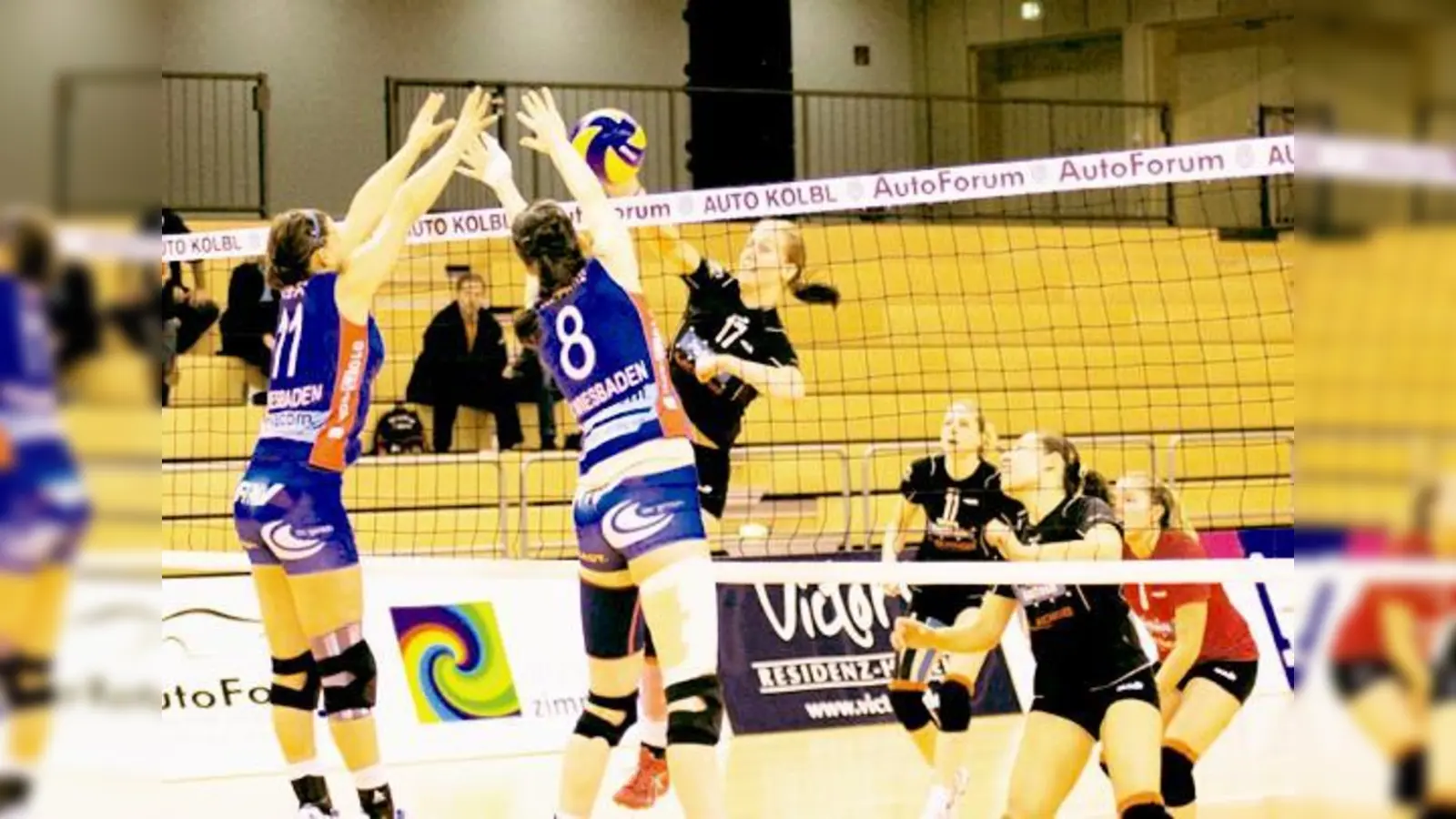 Die Chancen standen schlecht in Wiesbaden für die Volleyballerinnen des SVL.	 (Foto: Privat)