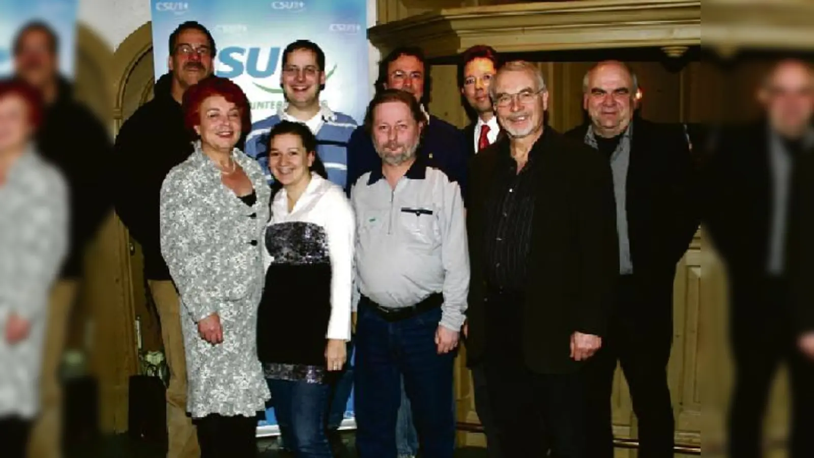 Der neue Vorstand des CSU-Ortsverbands präsentiert sich den Unterföhringern.	 (Foto: Ortsverband)