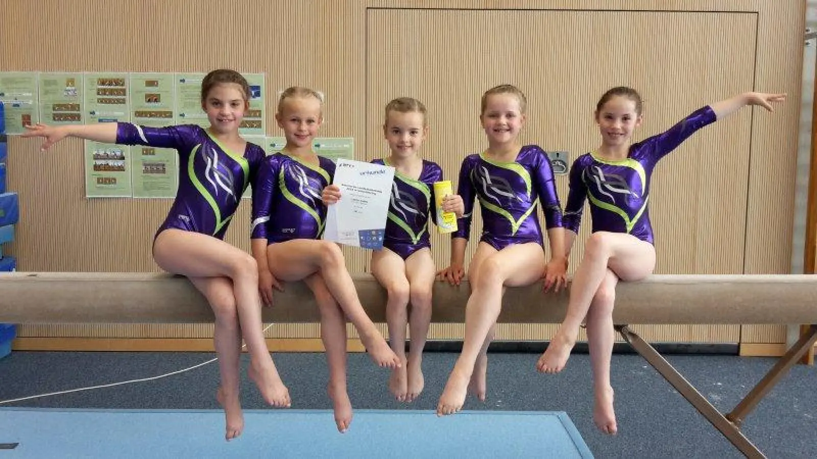 Lilly Ochsenkühn, Amelia von Heydebrand, Judith Leicht, Laura de Biasio und Margarete Petry (von links). (Foto: TSV Weilheim)