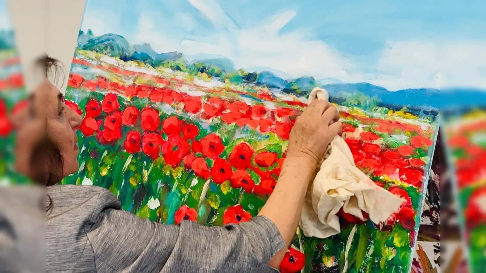 „Explosion der Farben”: Im März wird im Guardini90 wieder gemalt.  (Foto: Daniel Eichin)