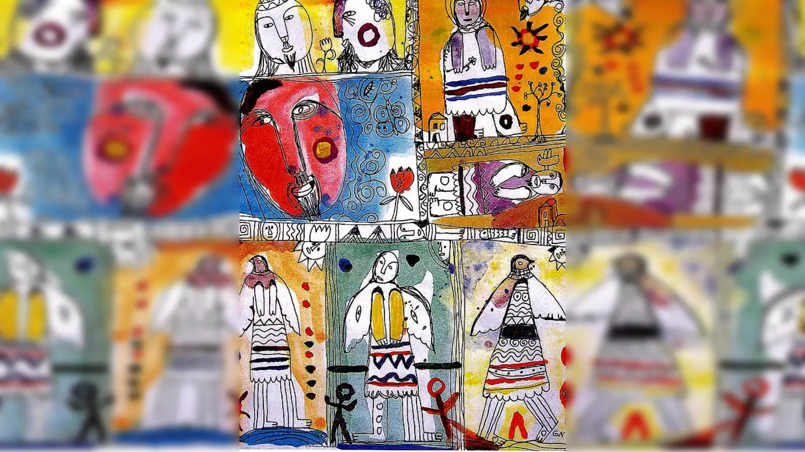 Malerei als therapeutisches Ausdrucksmedium: Ein Werk von Günter Neupel.	 (Foto: privat)