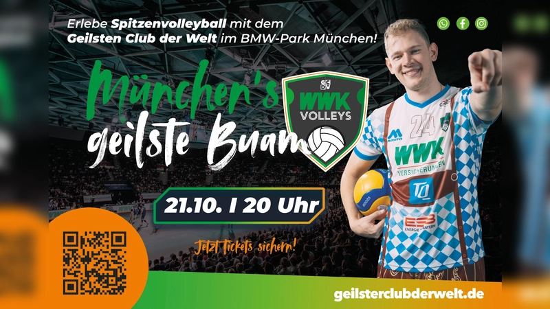 Am Dienstag, 21. Oktober, startet für die WWK Volleys im BMW-Park die Saison. (Foto: GCDW)