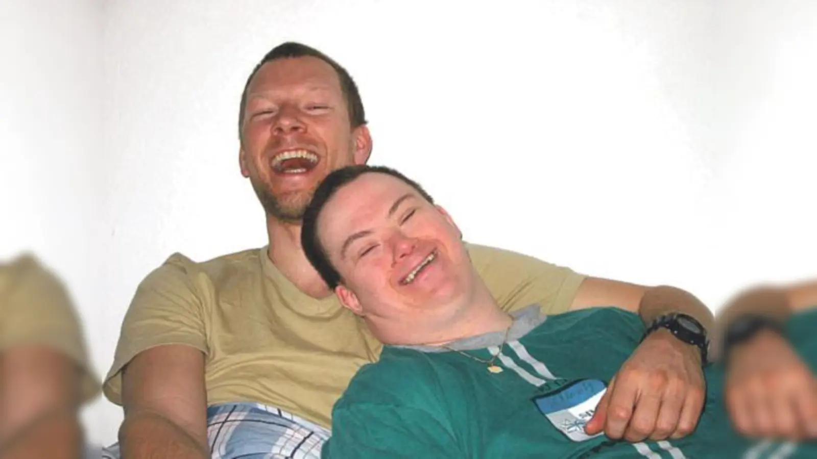 Hannes Leitner (Leiter »Route 66«, li.) mit Andi Bürger, Mitbegründer des »B&amp;N«-Treffs.  (Foto: Privat)