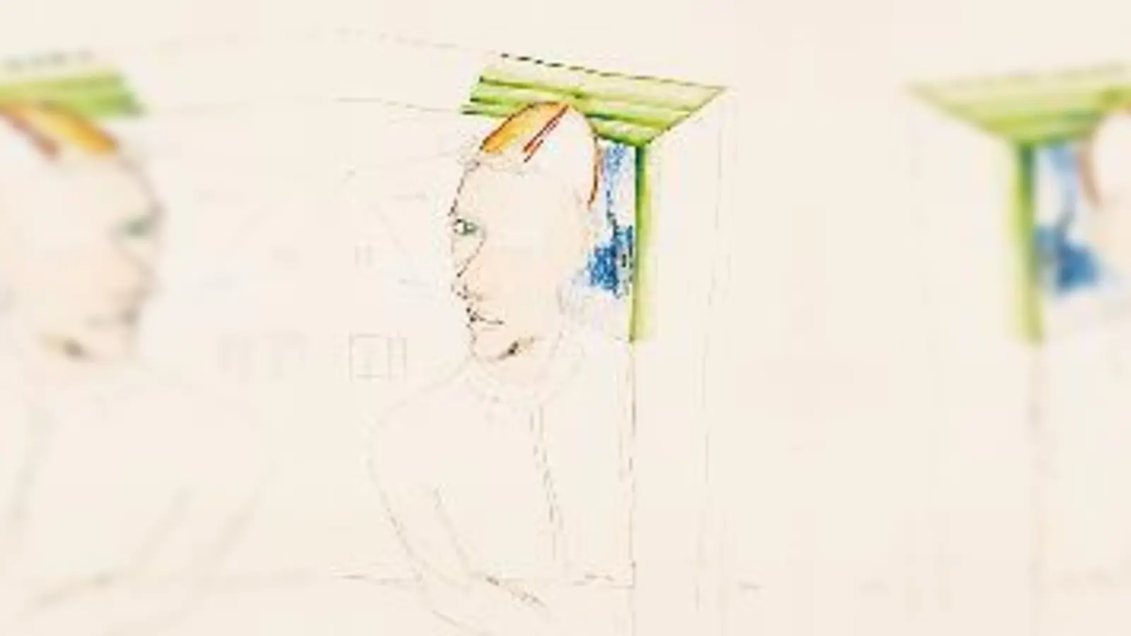 Selbstportrait von dem thüringischen Künstler Gerhard Altenbourg. (Foto: Pinakothek)