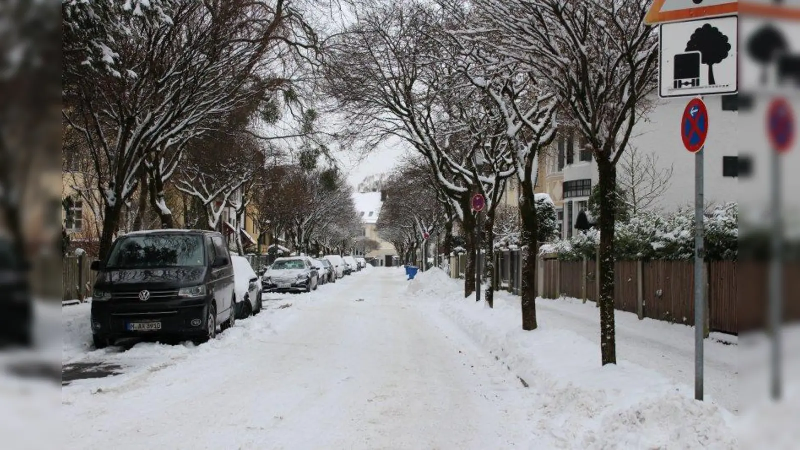 In der Kratzerstraße gibt es nun auch zwischen der Tizian- und der Malsenstraße ein einseitiges Halteverbot. (Foto: sb)