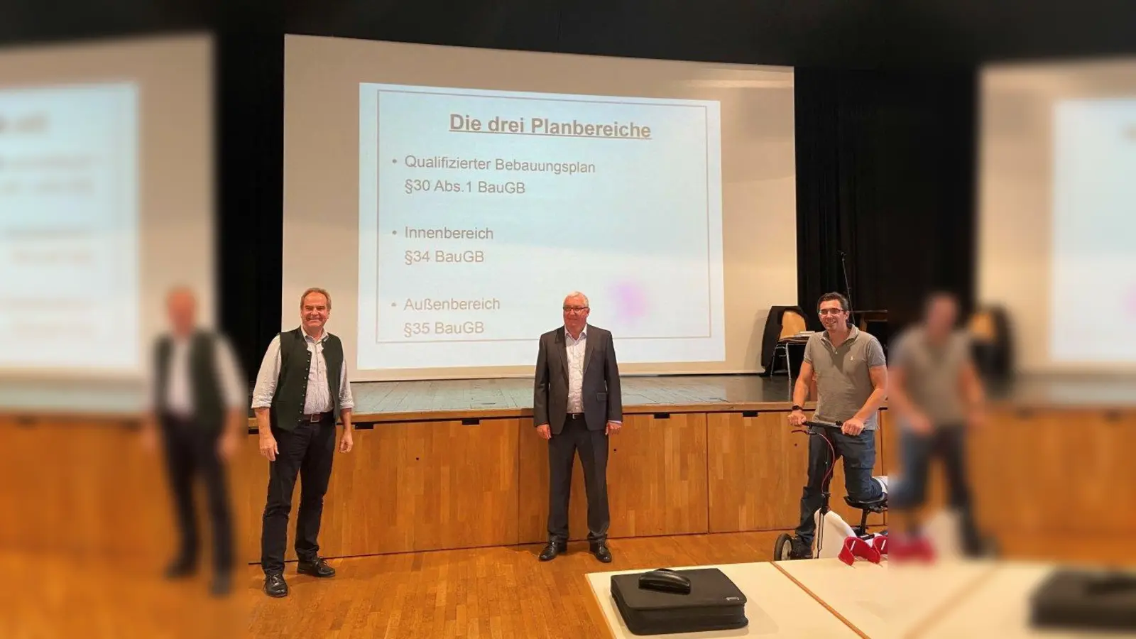 Trafen sich zur Fortbildung (von links): Martin Pape, Rudolf Zehentner und Frank Zellner. (Foto: Gemeinde Peißenberg)